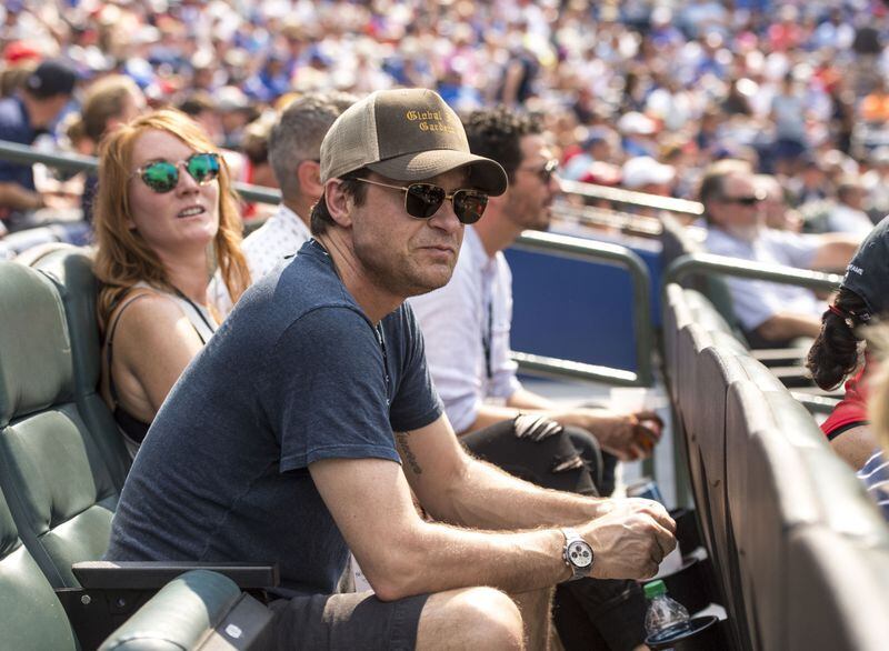 ATLANTA, GA - JUNE 11: Jason Bateman watches the game against the Chicago Cubs at Turner Field on June 11, 2016 in Atlanta, Georgia. The Cubs won 8-2. (Photo by Kyle Hess/Beam/Atlanta Braves/Getty Images) *** Local Caption ***