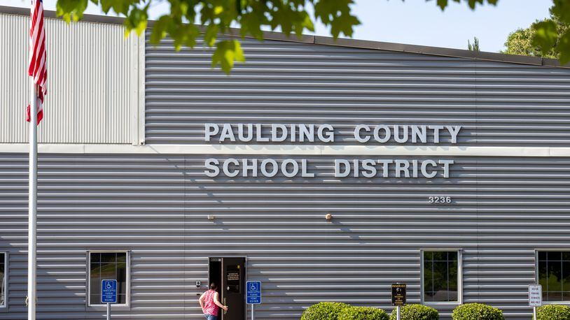 Paulding County School District headquarters in Dallas, Ga., on Friday, May 26, 2023. (Arvin Temkar / arvin.temkar@ajc.com)