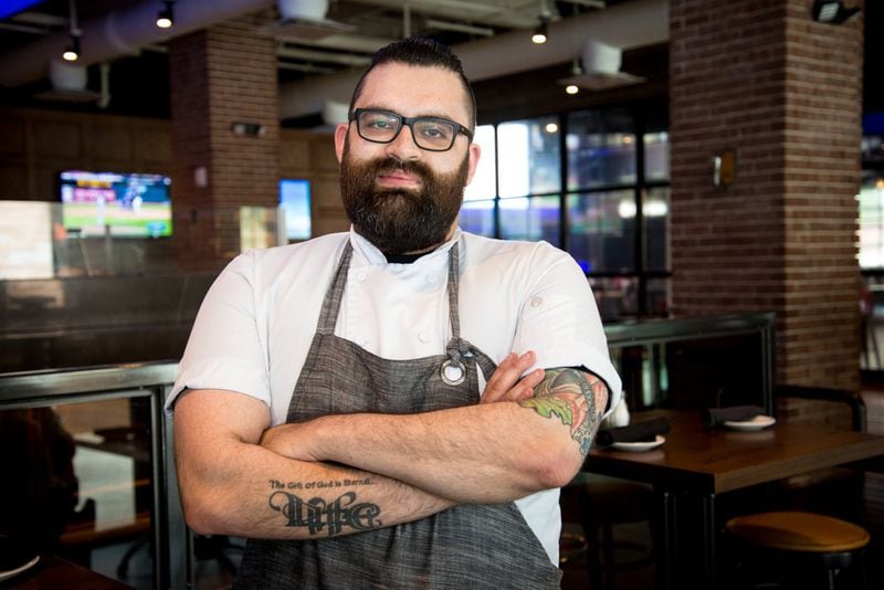  Todd English Tavern executive chef Jimmy Reyes. Photo credit- Mia Yakel.