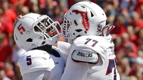 Florida Atlantic played its game against Wisconsin Saturday, Sept. 9, 2017 in Madison, Wis. It's meeting against Indiana is canceled.