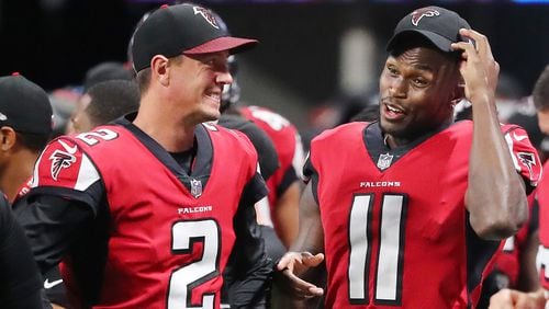 The Falcons’ offense, led by quarterback Matt Ryan and wide receiver Julio Jones , added a weapon with first-round draft pick Calvin Ridley, a wide receiver from Alabama.