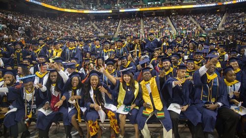 2017 Graduation Day at North Carolina A&T State University. With more than 10,000 students, the Greensboro college is now the biggest HBCU in the nation. (NC A&T University)