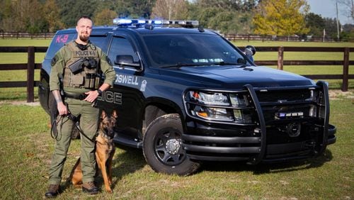 Ivar, the dog, is Roswell's newest K-9.