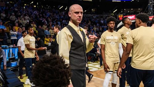 Georgia Tech player development coach Dan Taylor was on coach Josh Pastner's staff for his first five seasons before taking a job with the Charlotte Hornets in September 2022. (Danny Karnik/Georgia Tech Athletics)