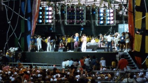 Live Aid was a global music event held 35 years ago.