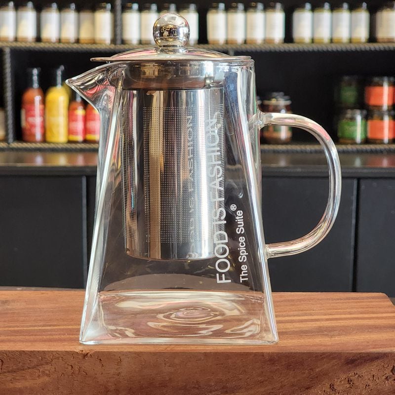 Up your tea game with a statement-making glass kettle from The Village Retail.
(Courtesy of The Village Retail)