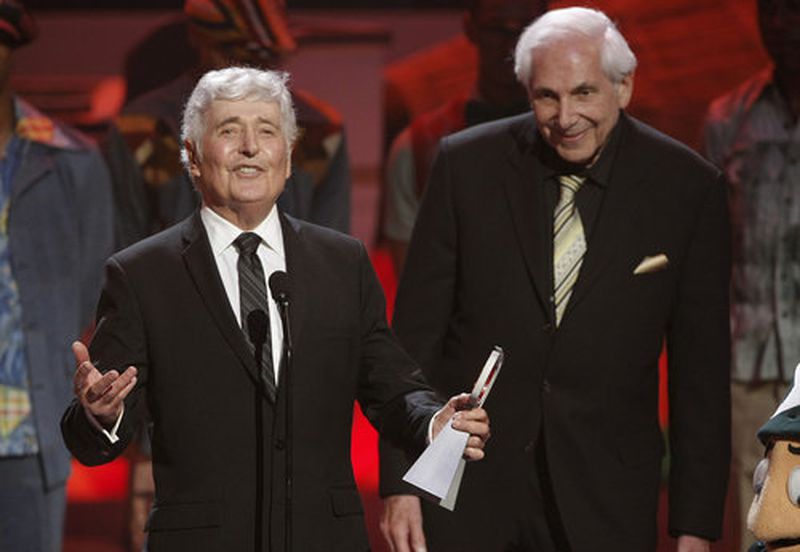 Sid and Marty Krofft accept the Pop Culture Award from TV Land in 2009. The duo also produced such shows as "H.R. Pufnstuf," "Electra Woman and Dyna Girl" and "The Brady Bunch Hour." That was the '70s. Think about it.