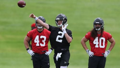 Matt Ryan was not without others to throw to during Wednesday's OTA in Flowery Branch.