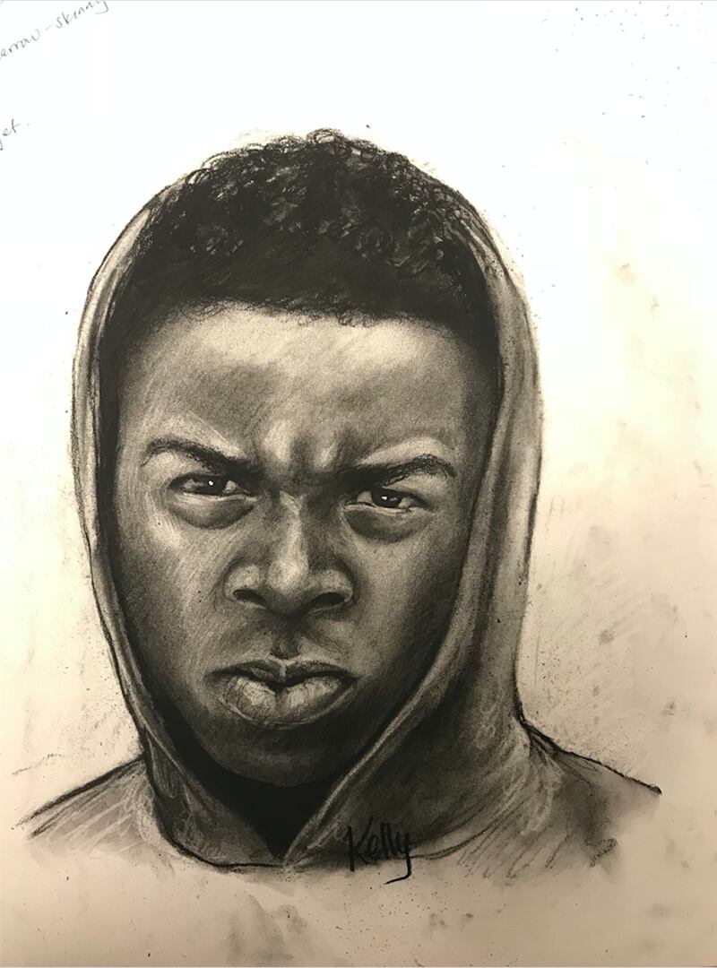 A sketch of the suspect released Wednesday. (Atlanta Police Department)