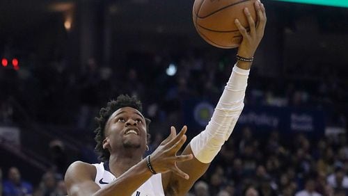 Kobi Simmons, a St. Francis graduate, scored 17 points againt the Golden State Warriors on Dec. 30, 2017.