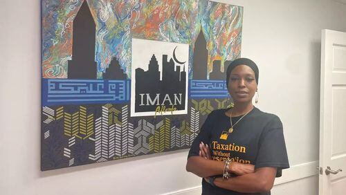 Atlanta-based activist Kareemah Hanifa is leading a campaign to change the law in Georgia so that people with felony convictions won’t lose their right to vote. (Photo Courtesy of Madeline Thigpen/Capital B)