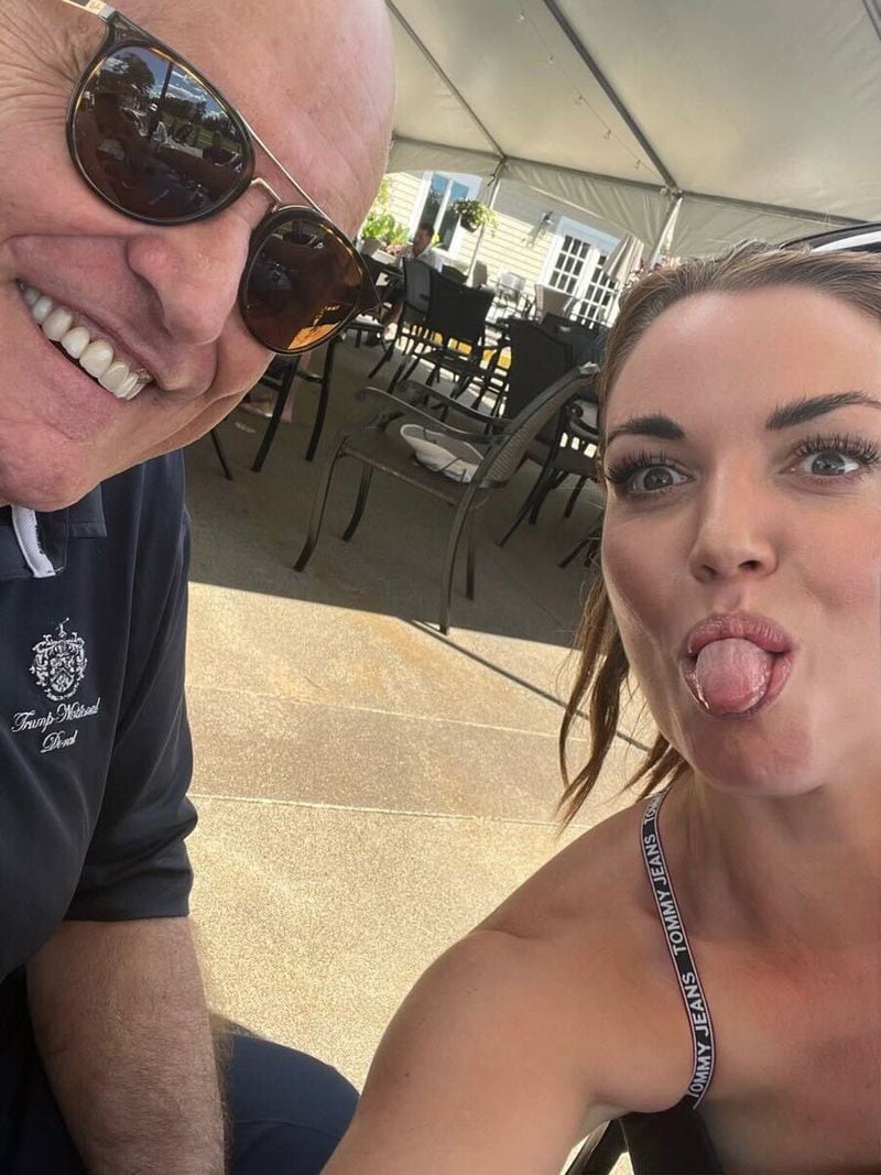 On Monday, Aug. 1, Rudy Giuliani posted a photo of himself on Twitter with Lauren Conlin, a New York-based television entertainment reporter. Giuliani's lawyer said that Giuliani will appear before the Fulton County special purpose grand jury on Aug. 17.