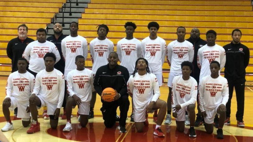 The Clarke Central basketball team has clinched the Region 8-5A championship.