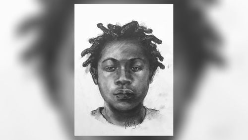 Atlanta police on Monday released this sketch of a man they say was involved in a robbery and shooting outside an East Atlanta Village restaurant last week.