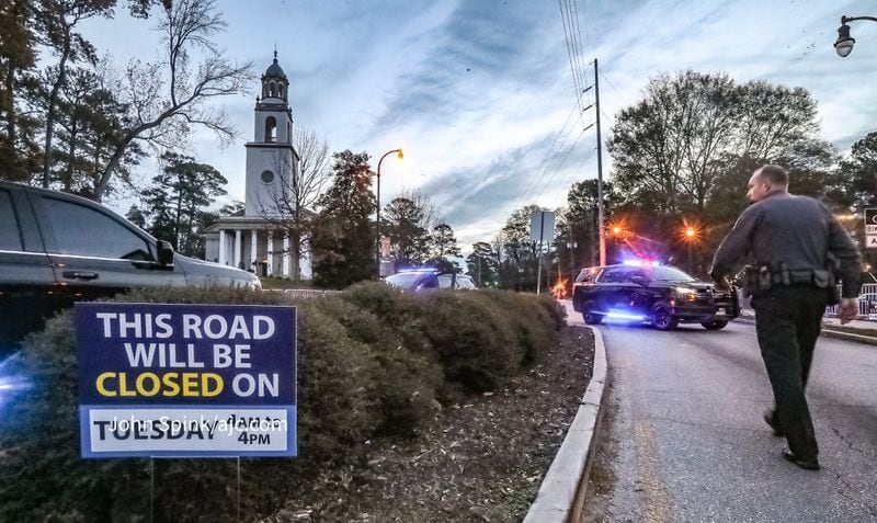 Several roads around Emory University will be closed from 4 a.m. to 4 p.m. on Tuesday ahead of a tribute service for former first lady Rosalynn Carter, who died Nov. 19 at the age of 96.