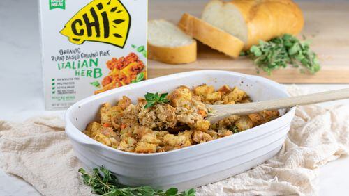 Plant-based ground faux pork from Chi. Courtesy of Chi Foods