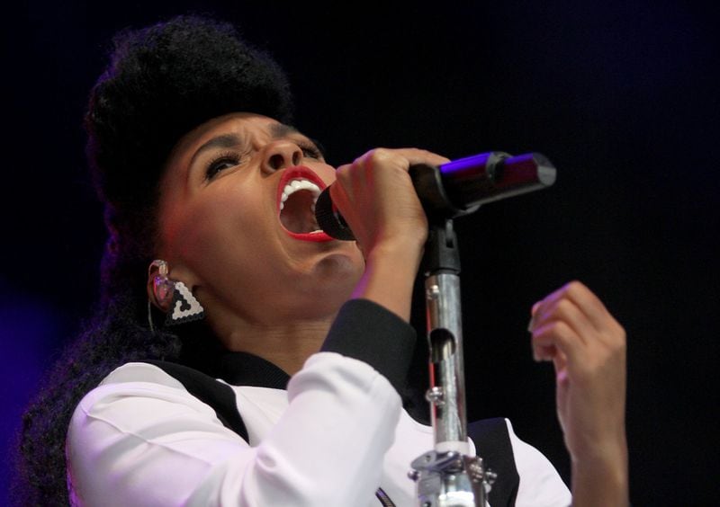 Janelle Monae performing at Atlanta's One MusicFest. Photo: Akili-Casundria Ramsess/Special to the AJC)