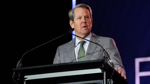 Gov. Brian Kemp, who in August hinted at overhauling the state's litigation rules to target "frivolous lawsuits" and limit large jury awards this, said Wednesday that it will now take a multiyear effort. He said he would take a “first step” this year to introduce draft legislation that could serve as a starting point for a fresh debate on the topic. (Natrice Miller/Natrice.miller@ajc.com)