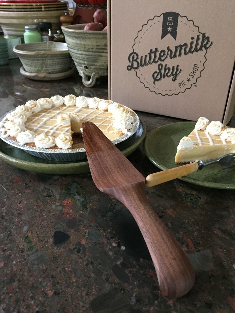 Buttermilk Sky Pie Shop sells handcrafted pie servers. Photo: CW Cameron