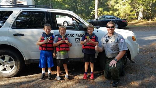Assisting visitors is one of the many duties of rangers at Allatoona Lake in Cherokee and Bartow counties. Entry-level ranger positions are being advertised at the lake; the deadline to apply is July 26. U.S. ARMY CORPS OF ENGINEERS