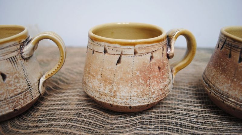 Ceramic artist Claire Parrish grew up in the Atlanta area and graduated from the University of Georgia. In her Virginia studio she creates ceramic art for the table, kitchen and home. Contributed by Claire Parrish