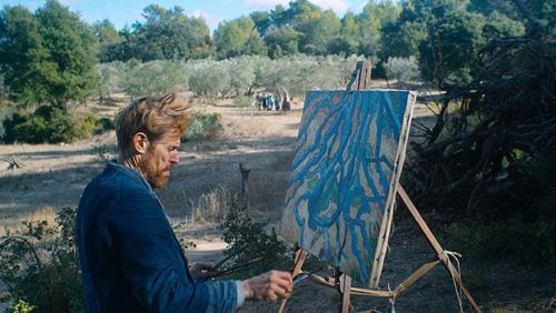 Willem Dafoe the as the Dutch painter Vincent van Gogh t in “At Eternity’s Gate,” directed by visual artist and filmmaker Julian Schnabel. Contributed by CBS Films
