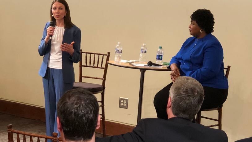 Stacey Evans and Stacey Abrams are Democratic candidates for governor.
