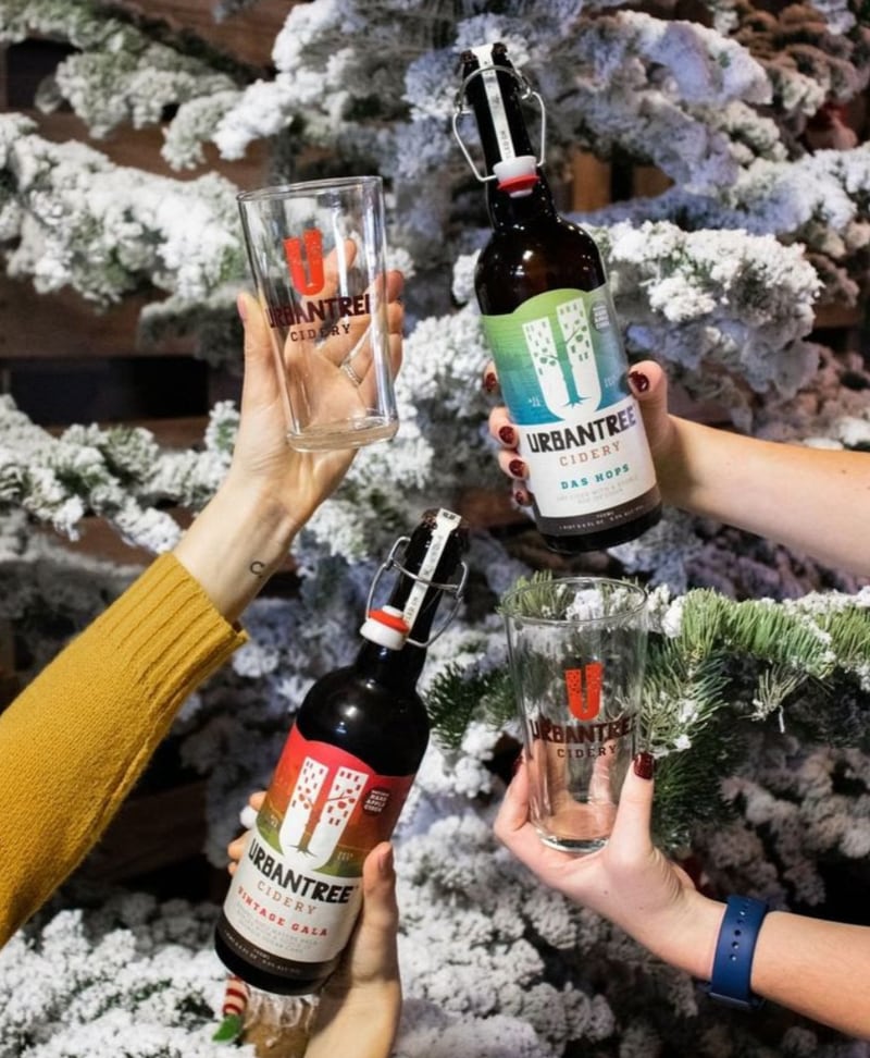 Customizable holiday packs from Atlanta's first cidery make a great hostess gift.