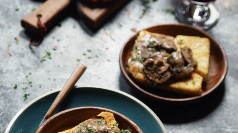 Chicken-fried steak is its own specialty, but these polenta “steaks” smothered in a mushroom gravy can be equally as comforting. Contributed by Lauren Grier