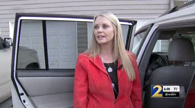 Dawn Teer says Don Knowles threw a flashlight at her SUV. (Credit: Channel 2 Action News)