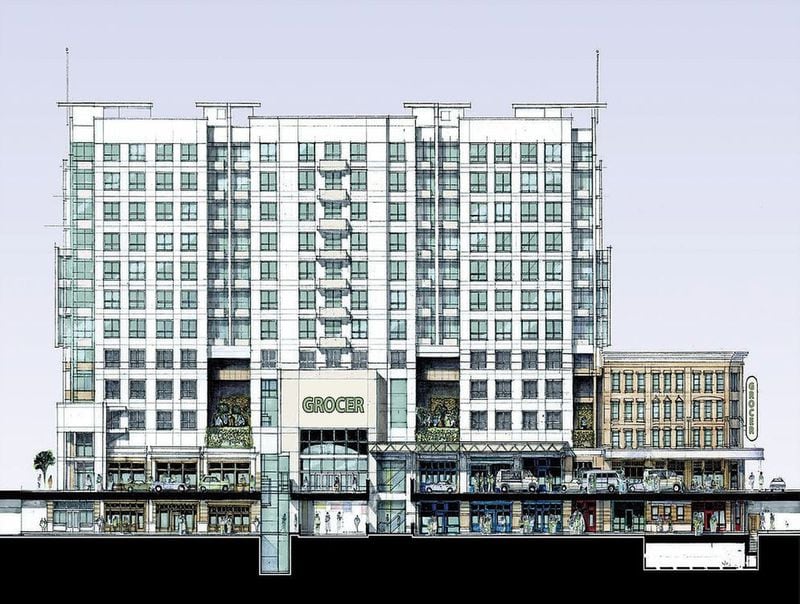 A rendering showing the planned redevelopment of Underground Atlanta. Source: WRS