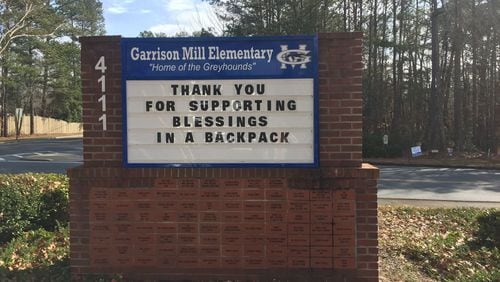 Garrison Mill Elementary fifth-grade teacher Krissy Longyear helped launch Blessings in a Backpack at the school before losing a battle with leukemia last summer. In her honor, administrators decided to expand the program. CONTRIBUTED BY BLESSINGS IN A BACKPACK