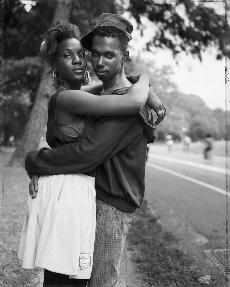"A Couple in Prospect Park," (1990) by photographer and MacArthur Fellow Dawoud Bey is one of the featured images in the upcoming show of his work which opened in November at the High Museum of Art. Courtesy of Dawoud Bey