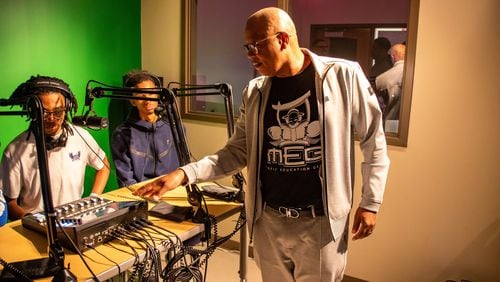 Ric Ross, founded of the Music Education Group, was instrumental in getting a professional sound studio installed at B.E.S.T. Academy.