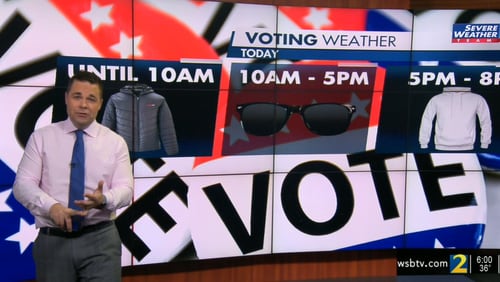 A heavy coat will be needed until 10 a.m., but Atlanta will be much milder this afternoon and evening for those voting in the runoff election, according to Channel 2 Action News.
