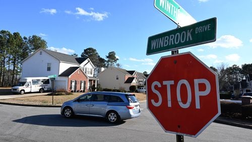 Street view of Winslow at Eagles Landing neighborhood, where large number of homes are owned by investors, Thursday, Jan. 26, 2023, in McDonough. (Hyosub Shin / Hyosub.Shin@ajc.com)