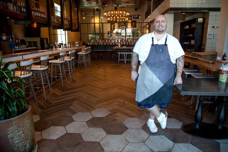 Grana owner Pat Pascarella poses for a photograph in his new restaurant in Atlanta, Friday 12, 2020. PHOTO: STEVE SCHAEFER FOR THE ATLANTA JOURNAL-CONSTITUTION