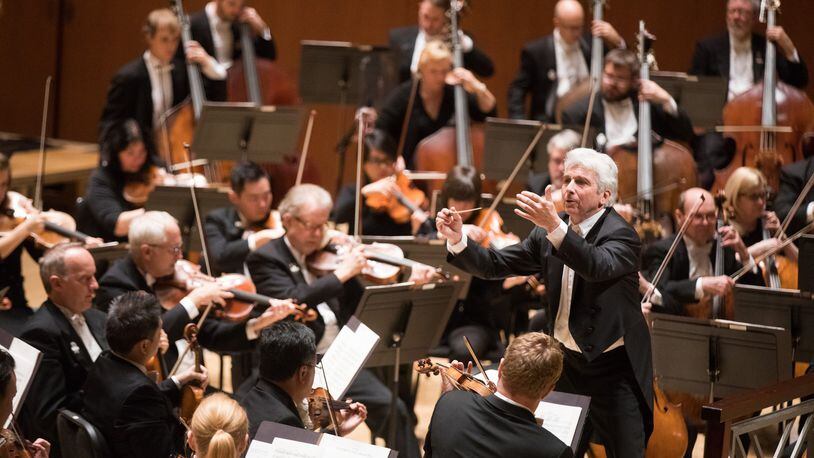 Guest conductor Peter Oundjian leads the Atlanta Symphony Orchestra in Bartok’s Concerto for Orchestra. CONTRIBUTED BY JEFF ROFFMAN