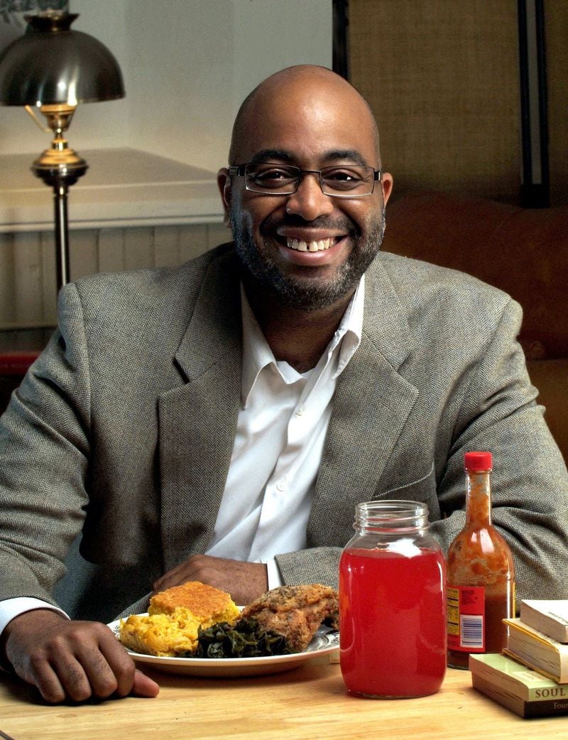 Soul Food Scholar and author Adrian Miller. Miller will speak at the Atlanta History Center about his books documenting the history of soul food and the African Americans who served as chefs and service staff for U.S. presidents, from George Washington to Barack Obama. (Photo: Bernard Grant)
