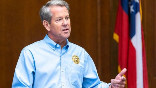 Gov. Brian Kemp said this past week that he will push during next year's legislative session to cut the state's top income tax rate to 5.39%. The rate was already set to fall to 5.49% on its way to a decline to 4.99% by 2029. If the cut to 5.39% goes through, officials say it could save Georgia taxpayers $300 million annually. (Arvin Temkar / arvin.temkar@ajc.com)