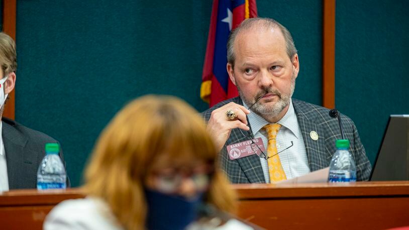 The House Special Committee on Election Integrity Committee backed sweeping legislation Monday that would place limits on the use of ballot drop boxes while expanding weekend days when polls would be open during early voting. (Alyssa Pointer / Alyssa.Pointer@ajc.com)