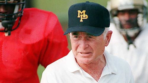 Dan Pitts was Mary Persons’ coach from 1959 through 1997 and won 15 region titles and one state championship in 1980. (AJC)