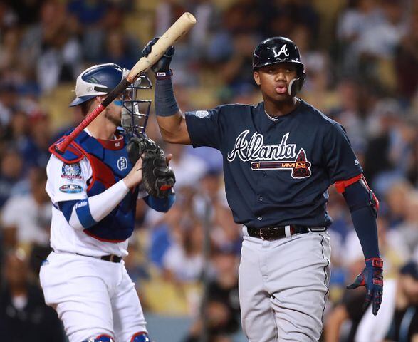 Photos: Braves fall to Dodgers in playoffs opener
