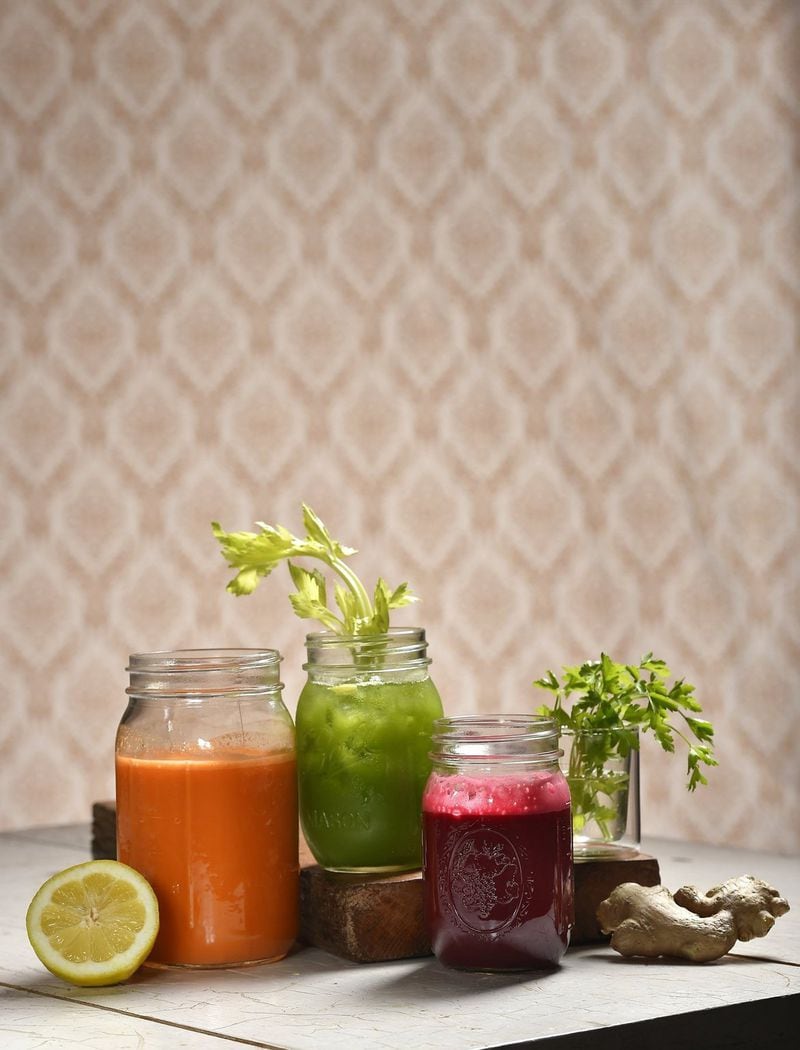 Juicing is a way to get fruits and vegetables — and their nutrients — into your diet. (Jill Toyoshiba/Kansas City Star/MCT)