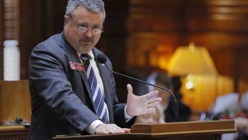 State Rep. Earl Ehrhart, R-Powder Springs, is the sponsor of House Bill 51, commonly referred to as the campus rape bill. BOB ANDRES /BANDRES@AJC.COM