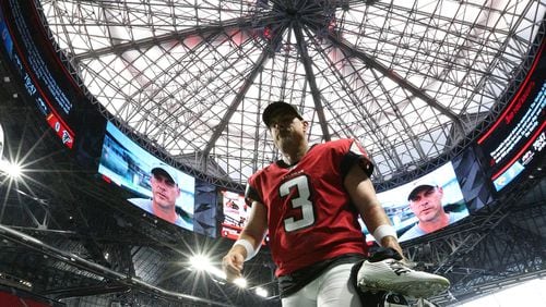 Atlanta Falcons kicker Matt Bryant became the first player in franchise history to make 200 field goals. (Curtis Compton/ccompton@ajc.com)