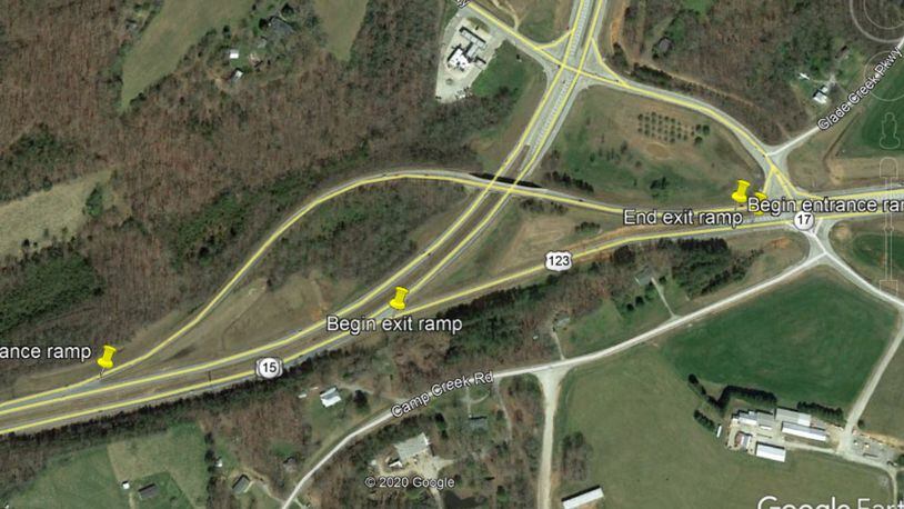 GDOT will be completing contract maintenance work in the Clarkesville area of Habersham and Banks counties to improve the driving surface of the Ga. 365 exit ramps and to replace slabs on Interstate 85. (Courtesy GDOT)