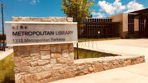 Metropolitan Parkway branch of the Fulton County Library System. AJC FILE PHOTO
