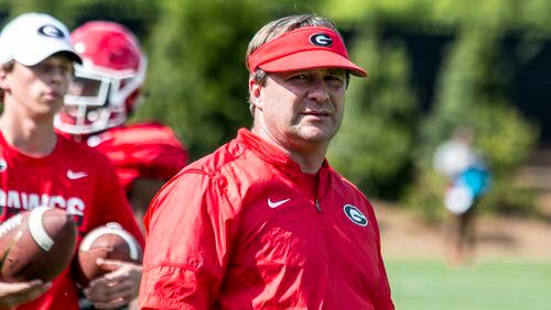 Kirby Smart is entering his second season as Georgia's head football coach.