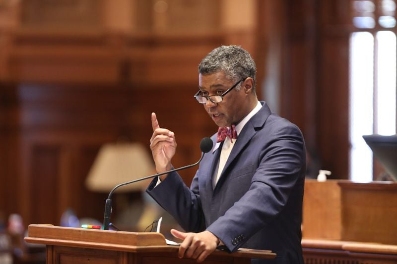 Georgia House Minority Leader James Beverly of Macon said that during the upcoming legislative session, Democrats will try to keep the focus on “real intractable problems" such as health care, education and mental illness. Miguel Martinez for The Atlanta Journal-Constitution 